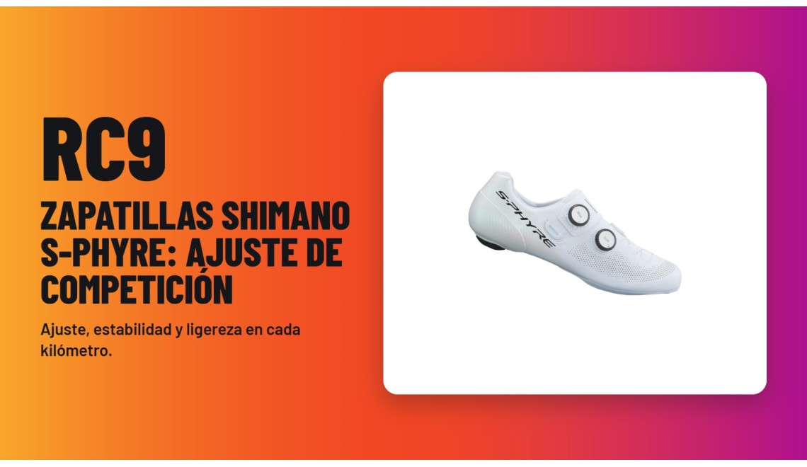 Zapatillas Shimano RC9 S-Phyre de carretera | ExpobikeS